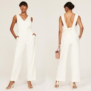 Club Monaco Cream Jumpsuit